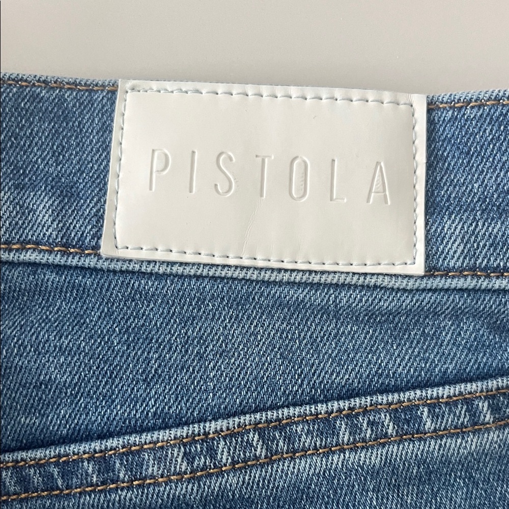 PISTOLA Monroe High Rise Cigarette Jeans in Blue - Picture 8 of 13